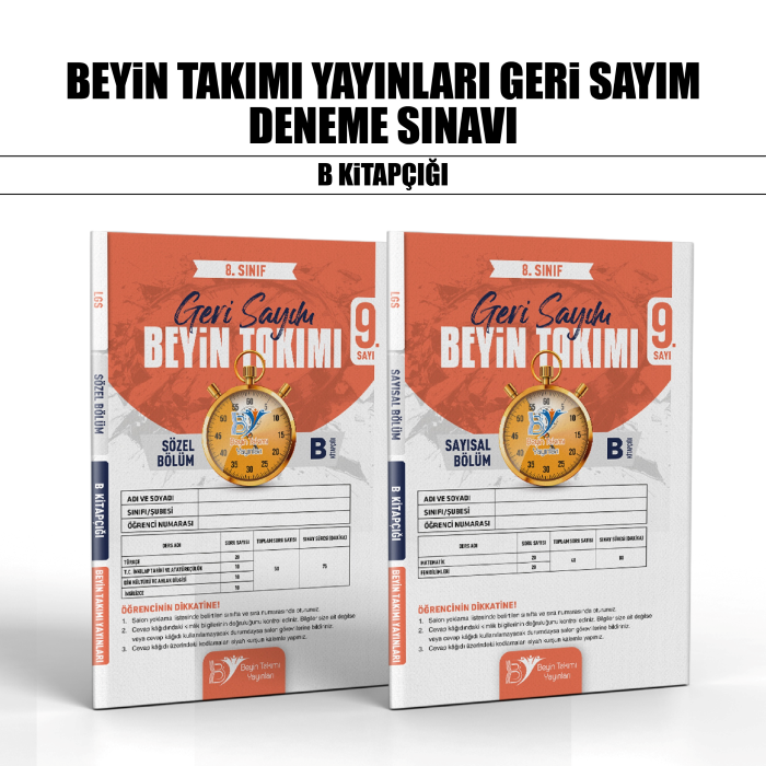 GERİ SAYIM BTAKIMI 08.SINIF DNM KLB SY/SZ 9-B - 26